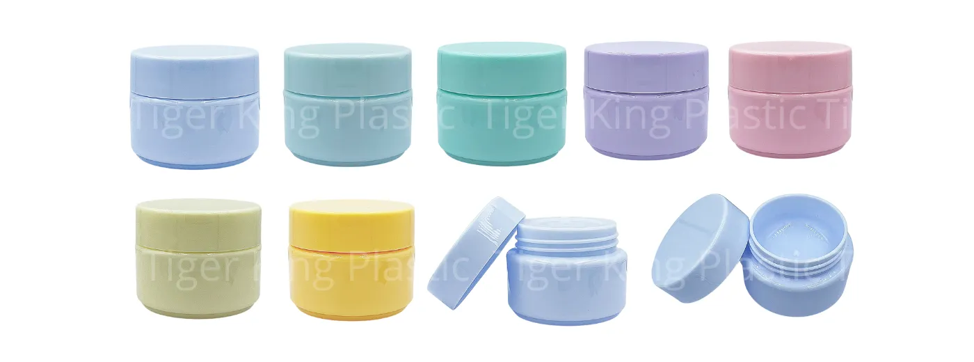 กระปุกครีมพลาสติด 30กรัม สีพาสเทล