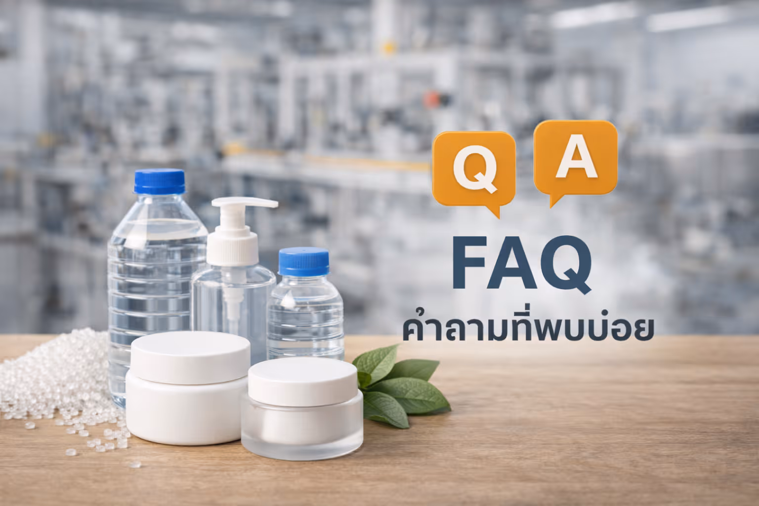 ประเภทของพลาสติกสำหรับผลิตบรรจุภัณฑ์ ควรเลือกแบบไหน?